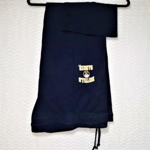 BUFFALO SABRES Navy Blue Logo Sweat Pants-LG